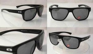OAKLEY POLARIZED BREADBOX 009199-03 GLOSS BLACK FRAME BLACK IRIDIUM LENSES NEW - Picture 1 of 7