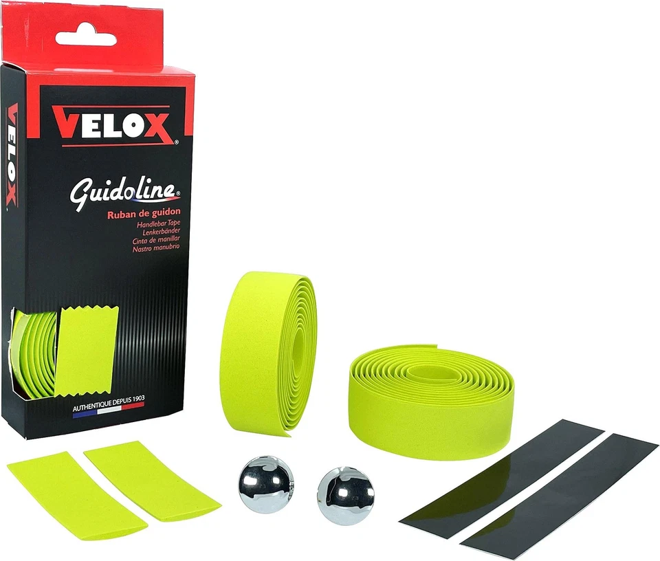 Velox Maxi Cork Handlebar Tape, One Size, Acid Green - Image 1 of 1