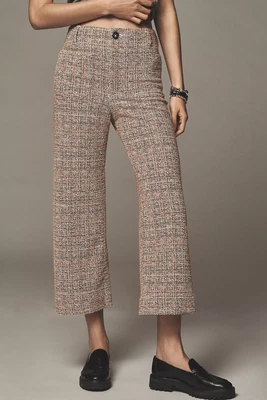 Pantalones cortos de pierna ancha Anthropologie Pink The Colette Tweed de Maeve nuevos con etiquetas, $148 ¡NUEVOS! Foto 1 de 4