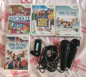 Nintendo Wii Disney Sing ect + 2 Microphones - Picture 1 of 2