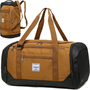 Travel Duffle Bag for Men 40L Medium Sports Gym Bag with Wet Pocket & Shoes Comp - Picture 1 of 12