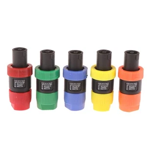 1Pcs NL4FC 4Pins Professional Speakon Male Plug Compatible Audio Speaker Plug - Afbeelding 1 van 17