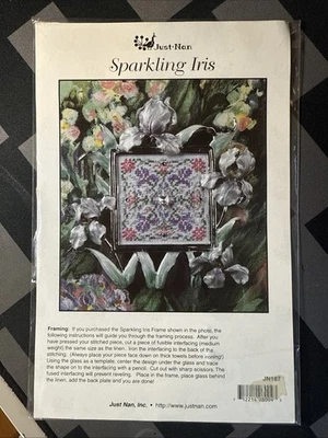 ponto cruz íris cintilante com moldura especial de apenas nan - Imagem 1 de 2