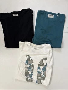 SET IF 3 Linksoul Shirts Langarm & Kurzarm schwarz, grün, weiß Größe M - Bild 1 von 8