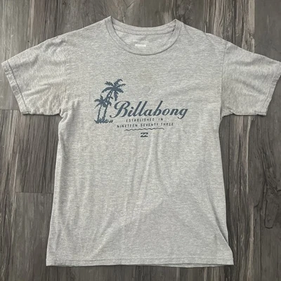 Billabong T-Shirt Boy’s Youth Sz Small Gray Short Sleeve Surf Graphic Tee - Image 1 of 4