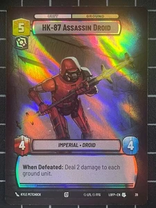 Star Wars Unlimited - HK-87 Assassin Droid Promo Foil 39 - Foto 1 di 1