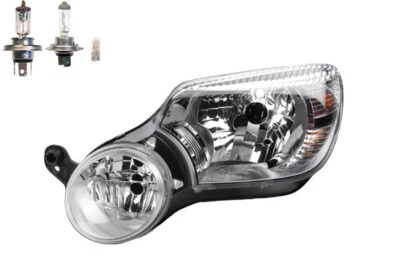 Scheinwerfer Halogen kompatibel zu Skoda Yeti 05/2009-09/2013 Links Leuchtmittel - Bild 1 von 4