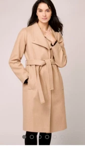 Dunnes Stores Longline klassischer Winter Wollmantel für Damen - Bild 1 von 6