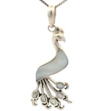 Video Samuel B Natural Mother Of Pearl 925 Sterling Silver Bird 🐦Necklace