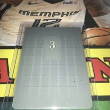 Leaf In The Game 1/1 Printing Plate Allen Iverson 1/1 76ers Nuggets HOF Memphis