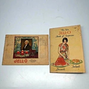 2 Vtg Jell-O Dessert Salad Recipe Booklets 1930 America's Most Famous Dessert - Imagen 1 de 11