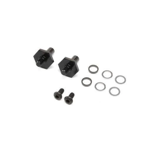 Losi TLR232136 Front Axle Black Aluminum 12mm (2) 22