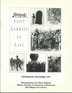 ST GERMAIN AFRICAN PHOTOGRAPHS Congo Allegret Collection TRIBAL ART Catalog 1997 - Imagen 1 de 1