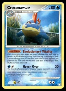 Croconaw 44/123 Pokemon Card Mysterious Treasures Uncommon 80 HP LP CB - Picture 1 of 2