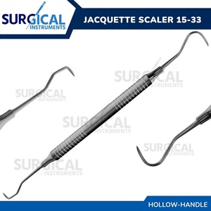 Dental Sickle Scaler Anterior Towner Jacquette U15-33 Silver German Grade - Picture 1 of 8