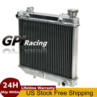 Radiador ATV para Honda TRX450R TRX450ER 2004-2009 2005 2006 07 aluminio pulido Foto 1 de 4