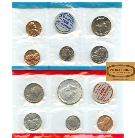 1968-PD U.S Mint Silver Set, Missing Outside Envelope  - #C68NQ Cover