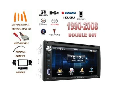BUICK OLDS PONTIAC CADILLAC BLUETOOTH Touchscreen DVD USB CAR STEREO COMBO KIT - Image 1 of 4