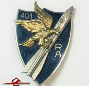 401º ARTILLERY REGIMENT VINTAGE BADGE FRANCE G 1965 Y. DELSART - Picture 1 of 3