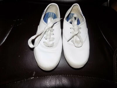 Zapatilla deportiva de lona Keds Champion CVO original para niños blanca talla 12,5 M usada en excelente estado Foto 1 de 4