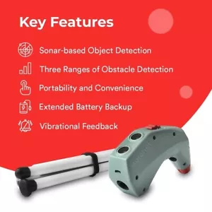 SMART CANE Blind Smart Stick Assistive Mobility Aid for Visual Impaired Gift Con - Picture 1 of 10
