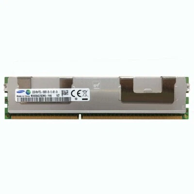 Samsung 32GB 4Rx4 PC3L-10600R DDR3L 1333Mhz 240Pin DIMM ECC SERVER Memory RAM - Image 1 of 2