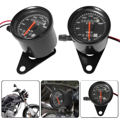 Nuevo 0-160 km/h Velocímetro Odómetro Medidor Medidor DC 12V Universal Moto  Foto 1 de 4
