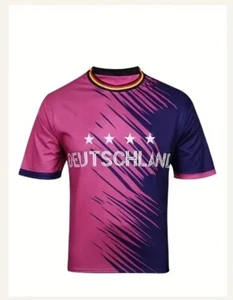 Deutschland T-Shirt mit Aufschrift Germany Trikot T-Shirt Gr. S - Bild 1 von 3