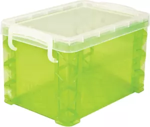 Super Stacker Index Card Box, 4 X 6 Inch Index Cards File Box, Note Holder, Inde - Picture 1 of 12
