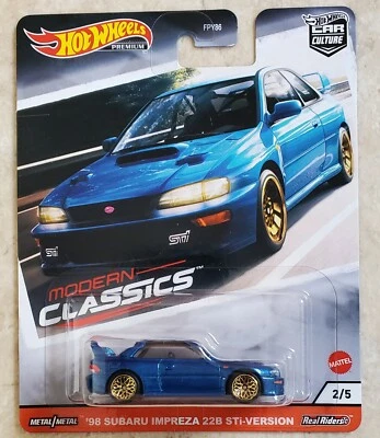 Hot Wheels Premium Modern Classics '98 Subaru Impreza 228 STi-Version 2/5 - Image 1 of 2