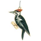 Pileated Woodpecker Quilled Paper Handcrafted Bird Ornament Vietnam Quilling