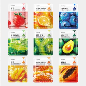 Korean Fruit Mask Skincare Hyaluronic Acid Niacinamide Collagen UK Seller Fast - Picture 1 of 34