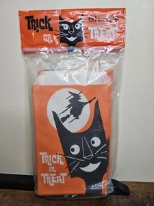 LOTTO DI SACCHETTI CARAMELLE VINTAGE HALLOWEEN ANNI 70 DOLCETTO O SCHERZETTO Quaranta 40 6 3/4" - Foto 1 di 6
