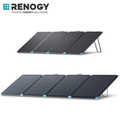 Renogy 220W 400W Folding Portable Solar Panel Suitcase Charger Power Station RV - image 1 of 2