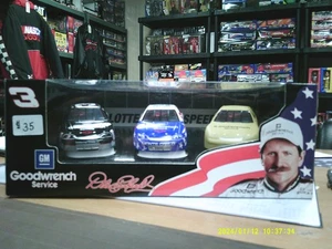 Brookfield Dale Earnhardt 3 Car Set Test Winston Select Olympic Cars 1:24 in Box - Picture 1 of 8