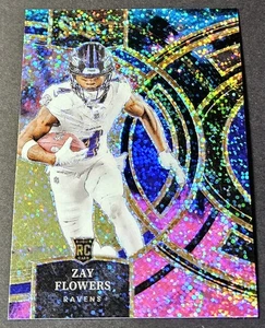 2023 Panini Select Cosmic Prizm Zay Flowers Premier Rookie RC #157 Ravens - Picture 1 of 2