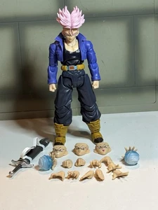 Custom Super Saiyan Pink Rose Future Trunks Figuarts w/ SSS head tonsenarttoys - Picture 1 of 1