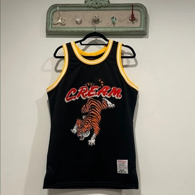 Headgear Classic Wu-Tang CREAM Black Tank Top Jersey Tiger Graphic LARGE Men’s - image 1 of 4