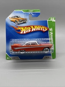 Hot Wheels 2009 Treasure Hunt '57 Plymouth Fury #2/12 Short Card A59 - Picture 1 of 2