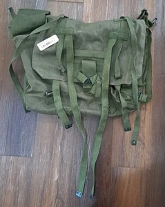 Mochila británica M58 vintage OD verde militar - Imagen 1 de 15