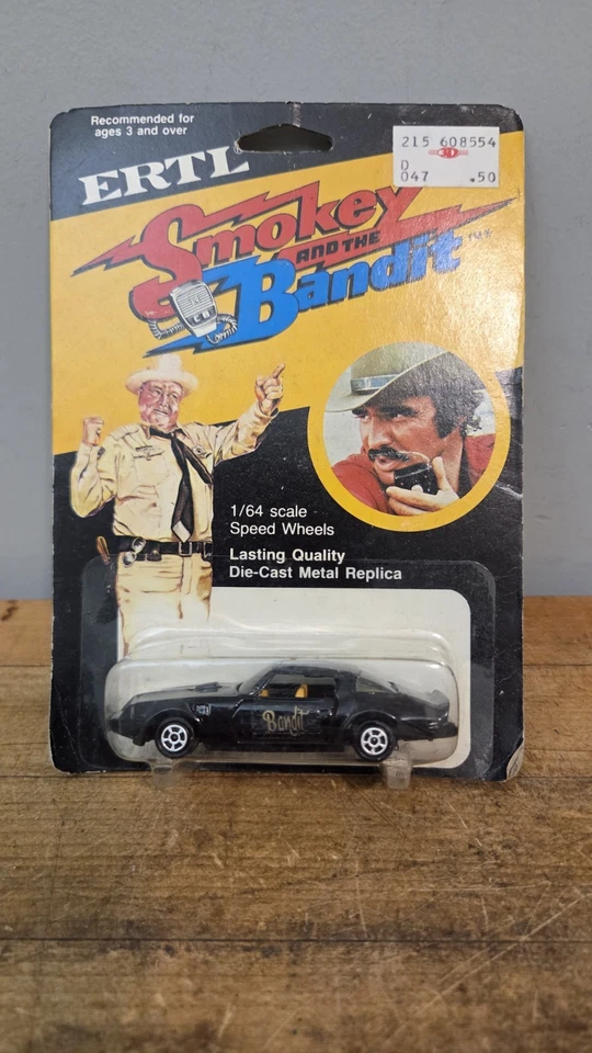 Vintage 1980 ERTL Smokey and the Bandit Firebird Trans Am 1/64 Die-cast #1883 - Image 1 of 4