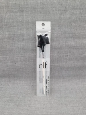 e.l.f. Pettine e pennello per sopracciglia cosmetici - Nuovo in confezione - Immagine 1 di 4