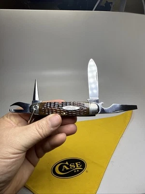 Cuchillo Scout Vintage Estuche Probado 1920-1940 Bonito 6445R con Escudo Scout Foto 1 de 4