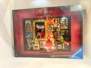 Ravensburger Disney Villainous Queen of Hearts 1000 Piece Puzzle  27"x 20"  NIB - Picture 1 of 3