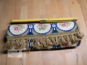 Antiker Läufer Wandteppich Gobelin Wandbehang Stickarbeit - Bild 1 von 4