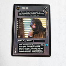 Star Wars CCG 1998 Jabba's Palace Nizuc Bek Decipher Dark Side Black Border