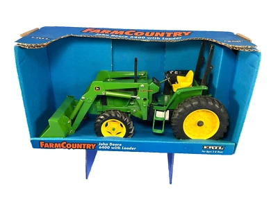 ERTL, 1998 Farm Country John Deere 6400 Tractor w/Loader, #5916, 1/16 Scale, NIB - Image 1 of 4