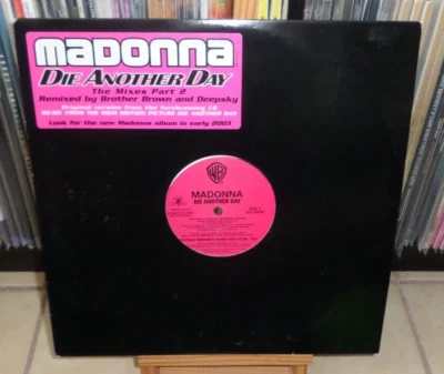 MADONNA DIE ANOTHER DAY PART 2 REMIXES 12" PROMO SINGLE RECORD AMERICAN LIFE 007 - Image 1 of 4