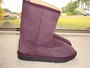 Ugg Boots Women, Sheep Skin, Size 4 US, Mulberry, New Without Box, Immaculate - Picture 1 of 4