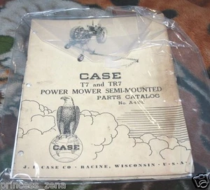 CASE T7 AND TR7 POWER MOWER AND SEMI-MOUNTED PARTS CATALOG - Picture 1 of 1